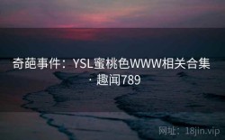 奇葩事件：YSL蜜桃色WWW相关合集 · 趣闻789