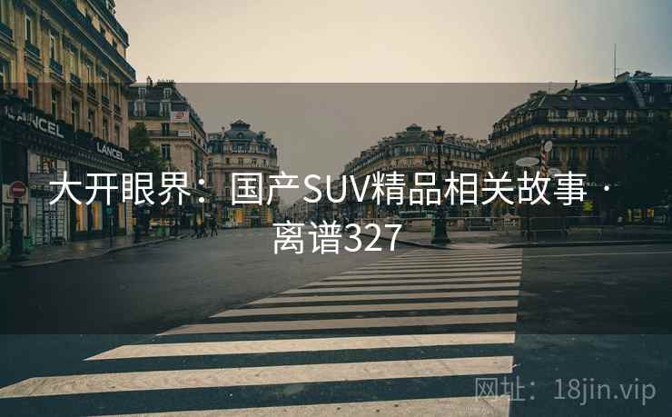 大开眼界：国产SUV精品相关故事 · 离谱327